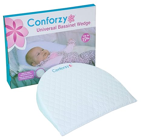 Qutool Baby Crib Pillow Universal Memory Foam Crib Wedge Infant