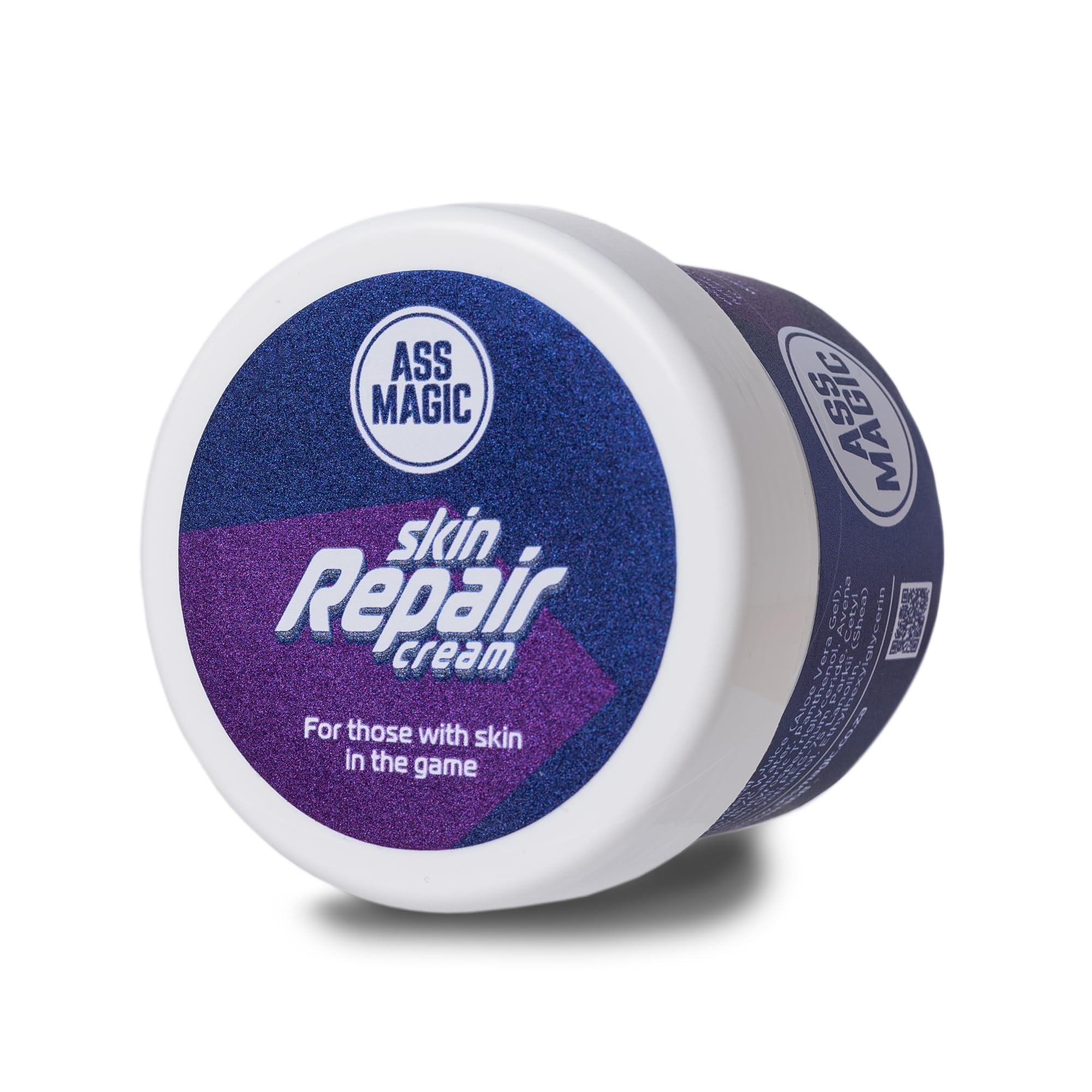 ASS MAGIC Skin Repair Cream for Athletes – Supports Skin Recovery from Chafing, Blisters & Sun Exposure | Soothing Formula with Panthenol, Glycerine & Colloidal Oat | 4.05 fl oz - 120 ml