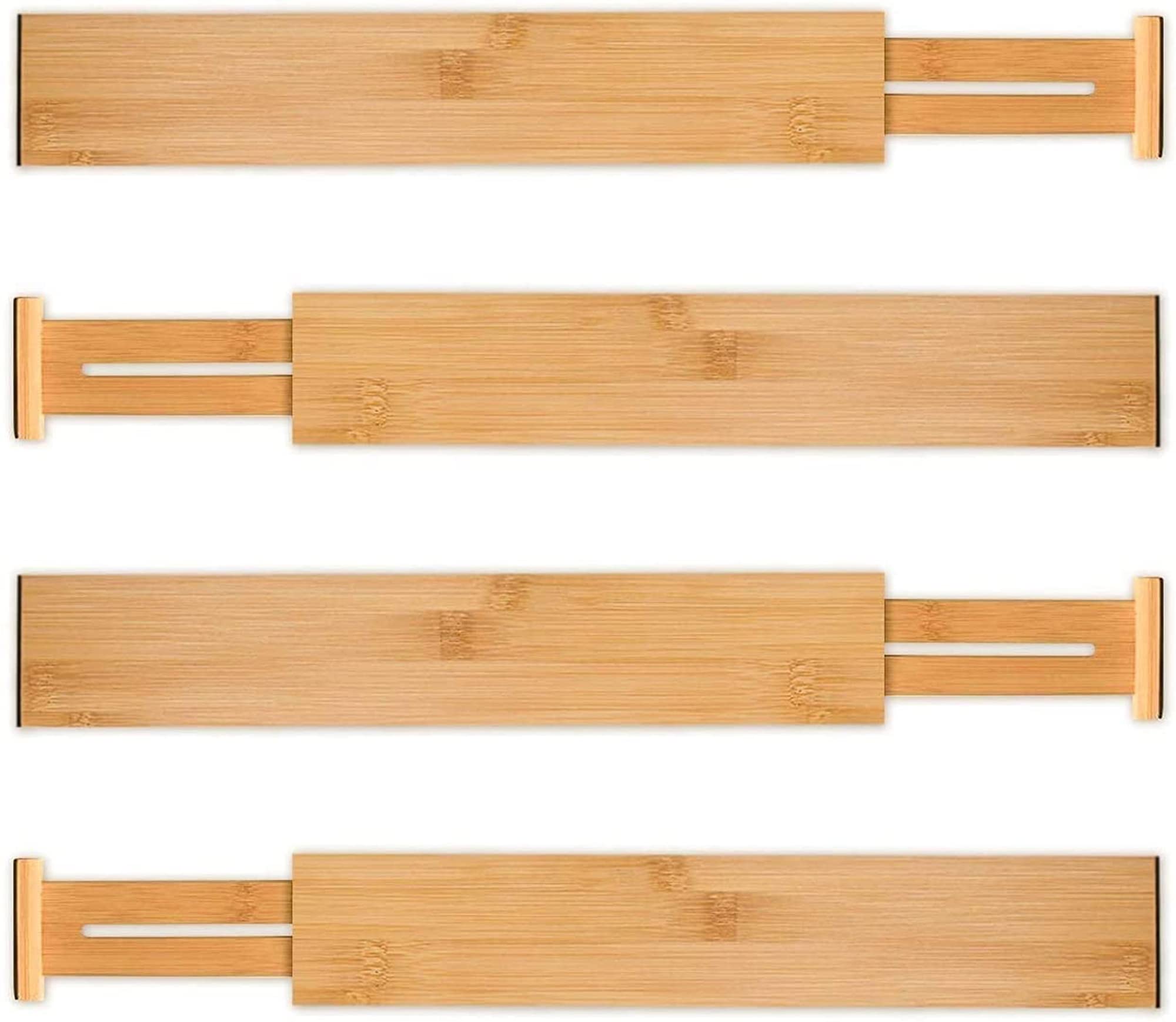 Utoplike Small Bamboo Kitchen Drawer Dividers(Fits 15