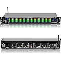 Home Audio Equalizer, Professional 31-Band Digital Eoualizer,Noise Reduction Rack Mount Audio Spectrum Analyzer,Stereo graphi