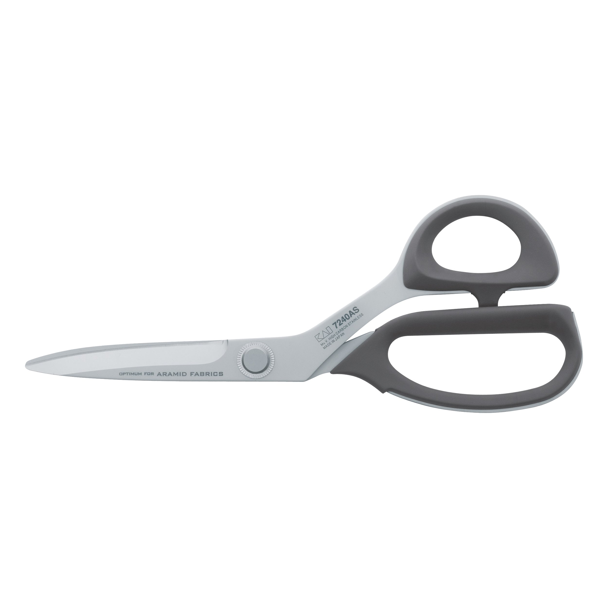 KAI Premium Micro-Serrated Scissors made of Aramid with 24 cm total length from the 7000 series - stainless AUS8A steel with 58 HRC, universal scissors aramid scissors from Japan Professional standard