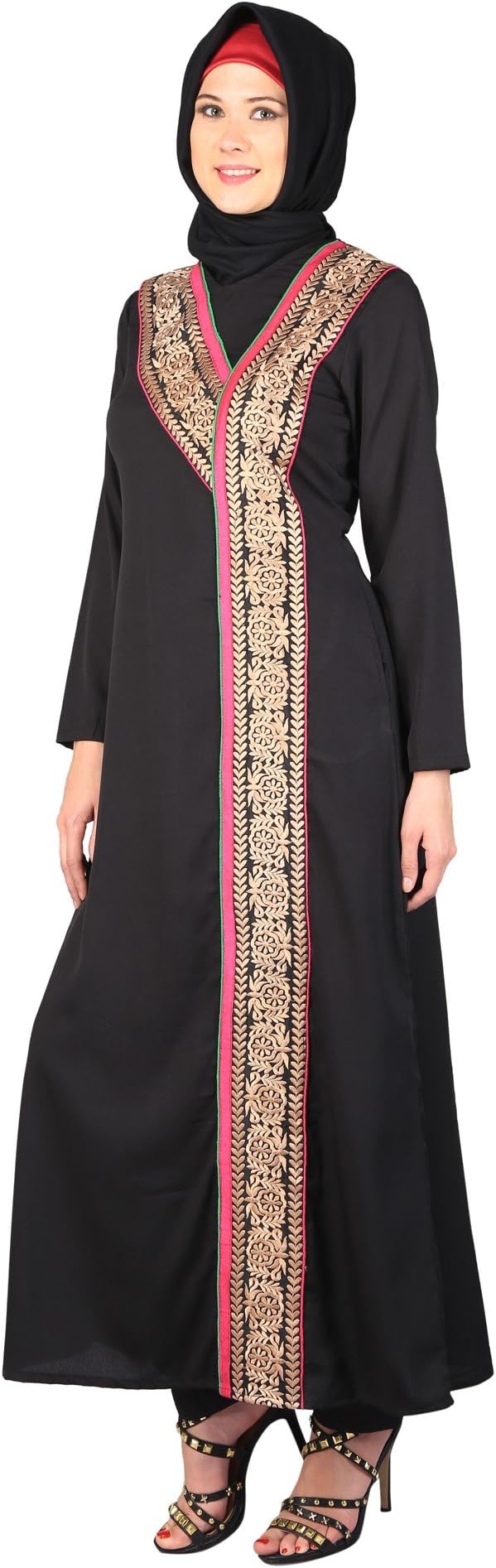 Abaya Jilbab Modest Colorful Stylish Beautiful & Latest Angrakha Party Abaya-Shannoh