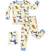 babee Reshinee Bamboo Viscose Toddler Pajamas Boys Girls Baby 12M-8Y Pjs Sets Kids Snug fit 2pcs Long-Sleeve Sleepwear