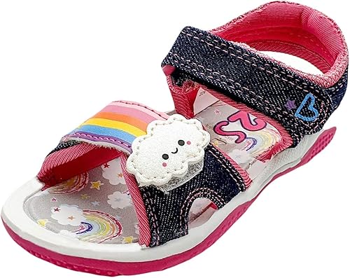 girls rainbow sandals