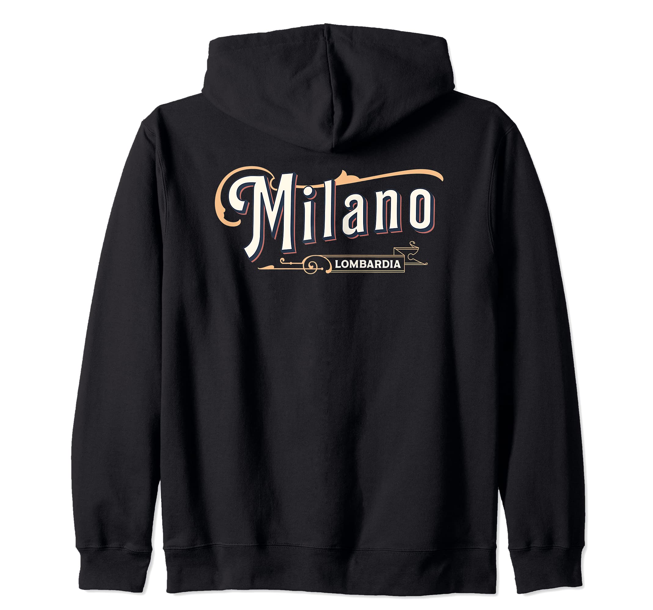 Milano Lombardia Milan Italy Zip Hoodie