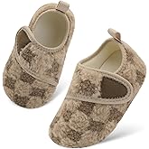 Scurtain Toddler Warm Winter House Slippers Baby Boys Girls Indoor Home Slippers Cozy Lightweight Non-Slip Shoes For Infant Kids Plush Linned