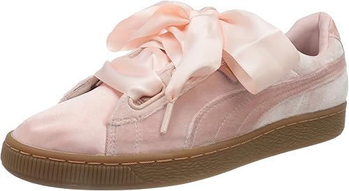 puma pink velvet shoes