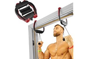 LYHOME Portable Pull Up Bar for Doorway,P10-First-Generation No Screws Chin Up for Home and Travel Exercise,Red