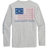 Vineyard Vines Boys' Ls Hockey Flag Pkt T