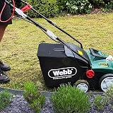 Webb 1500W 36cm Lawn Scarifier and Aerator - Interchangeable Raking/Scarifying view 8