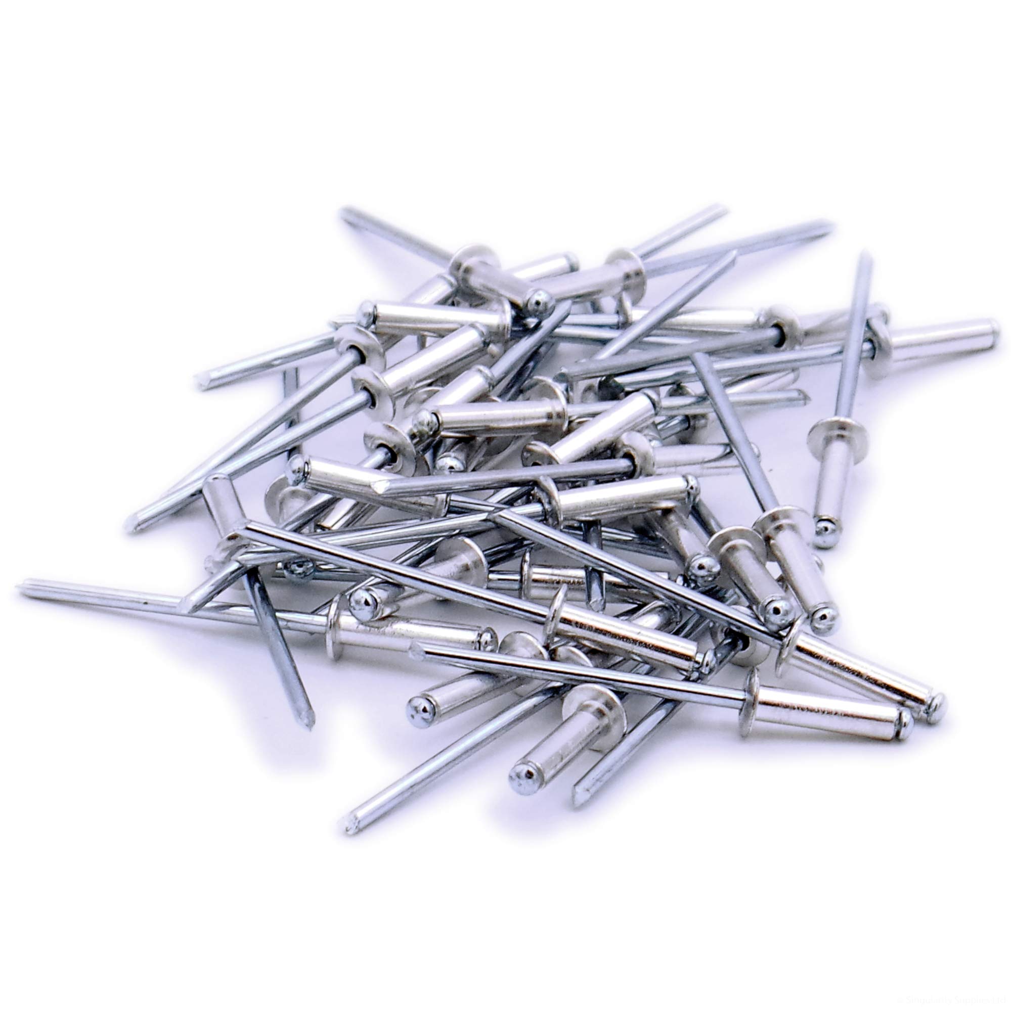 M3.2 (3.2mm x 12mm) Dome Blind Rivet - Aluminium (Pack of 40)