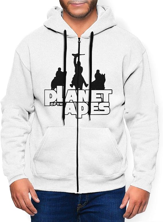 Amazon Co Jp パーカー メンズ 映画 猿の惑星 トレーナー プルオーバー フード付き ファスナー式 スウェット カジュアル スポーツ 保温 春秋冬 最新スタイル 服 ファッション小物
