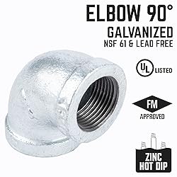 PIPE DÉCOR 3/4 in. Authentic Galvanized Malleable
