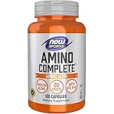 Now Sports Nutrition, Amino Complete™, Protein Blend with 20 Aminos and B-6, 120 Veg Capsules