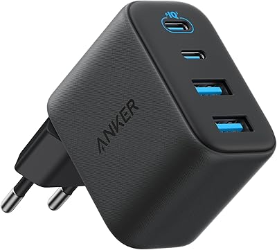 Anker Zolo 50W USB C Ladegerät, 4-Port Netzteil mit 2 USB-C und 2 USB-A, Kompaktes Schnellladegerät Für iPhone 17 Pro Max/16/15/14/13-Serie, iPad, Pixel, Galaxy, MacBook (ohne Kabel)