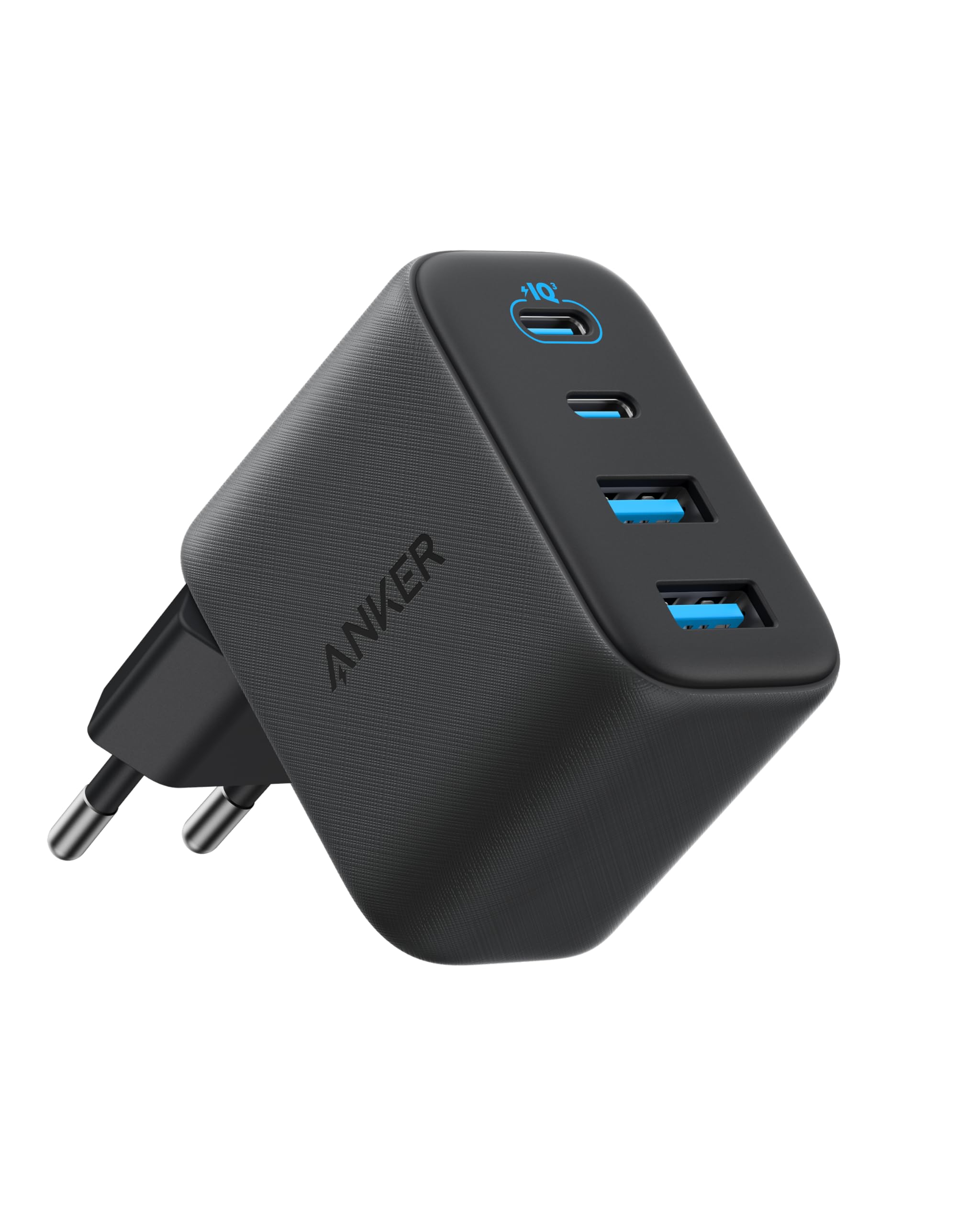 Anker Zolo 50W USB C Ladegerät, 4-Port Netzteil mit 2 USB-C und 2 USB-A, Kompaktes Schnellladegerät Für iPhone 17 Pro Max/16/15/14/13-Serie, iPad, Pixel, Galaxy, MacBook (ohne Kabel)