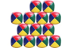 12 Packs Juggling Balls Set for Beginners, MiniBeginners Juggle Balls Toys Juggling Balls Durable and Soft Round Sandbag Circ