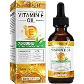 Meifenla Vitamin E Oil for Skin,75,000 IU Pure Vitamin E Oil for Face, Hair,Nail & Body Tightening Plump Skin,Reduce Fine Lines & Scars,Non-GMO
