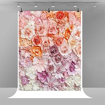 Amazon Com Paper Flower 3d Backdrop Floral Backdrop Paper Flower