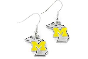 Aminco International NCAA Alabama Crimson Tide Home State Earrings