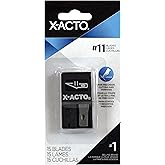 X-Acto Knife Blades, No. 11 Blade With Safety Dispenser, Pack Of 15