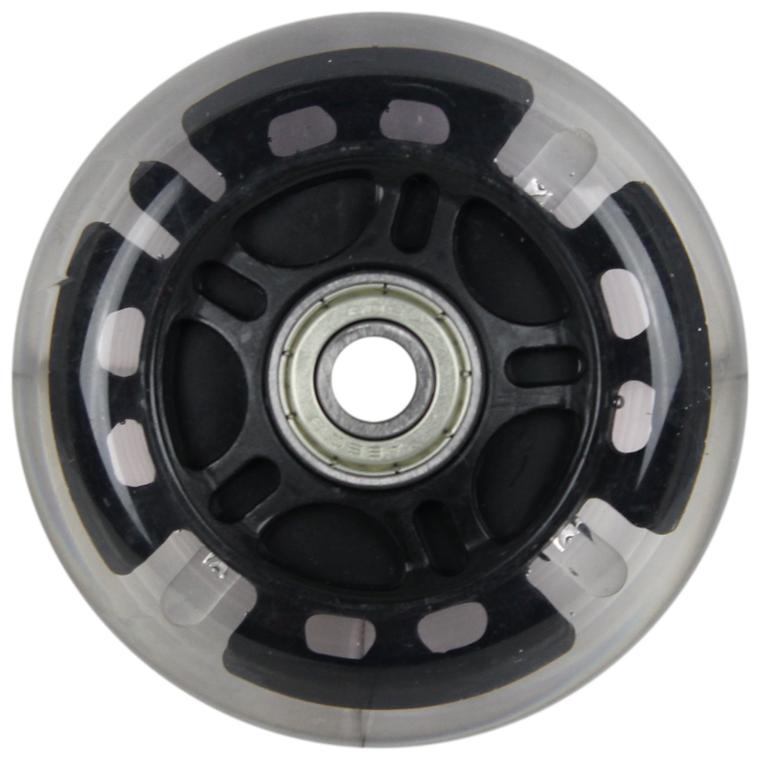 LED Inline Wheels 76mm 82a Skate Light UP 8Pack w/ABEC 9 Bearings Skateboarding Sports