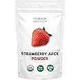 Organic Strawberry Powder - Pure All Natural Powder for Baking, Smoothie, Cooking, 8 oz