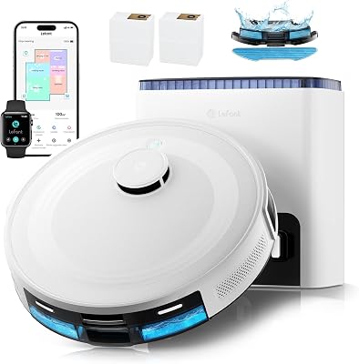 M2L Plus Robô Aspirador e Esfregão com Esvaziamento Automático de Poeira