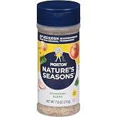 Morton Nature's Seasons - Reduced Sodium Seasoning Blend, (7.5 oz), Perfect for Cooking &amp; Seasoning