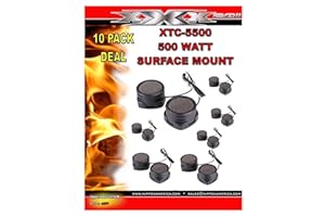 XXX by Audiopipe 10 Pairs 500w High Frequency Car Truck Boat Stereo Tweeters Built-in Crossover XTC-5500