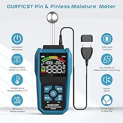 DURFICST Moisture Meter Wall & Pinless, Pin