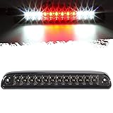 Partsam Red/White 12 LED Smoke Lens Chrome Housing
