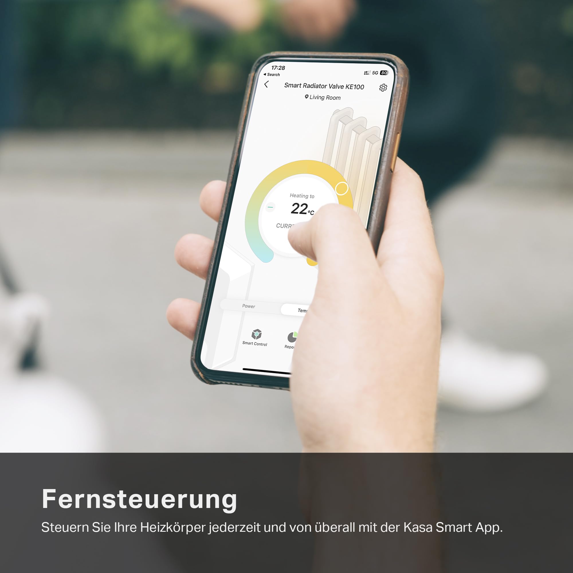 TP-Link Kasa smartes Heizkörperthermostat - WiFi Starter Kit, inklusive 1 Thermostat und 1 Hub, Heizungssteuerung (Kasa App, Geofencing, Fensteröffnungserkennung), Matter, Alexa 8