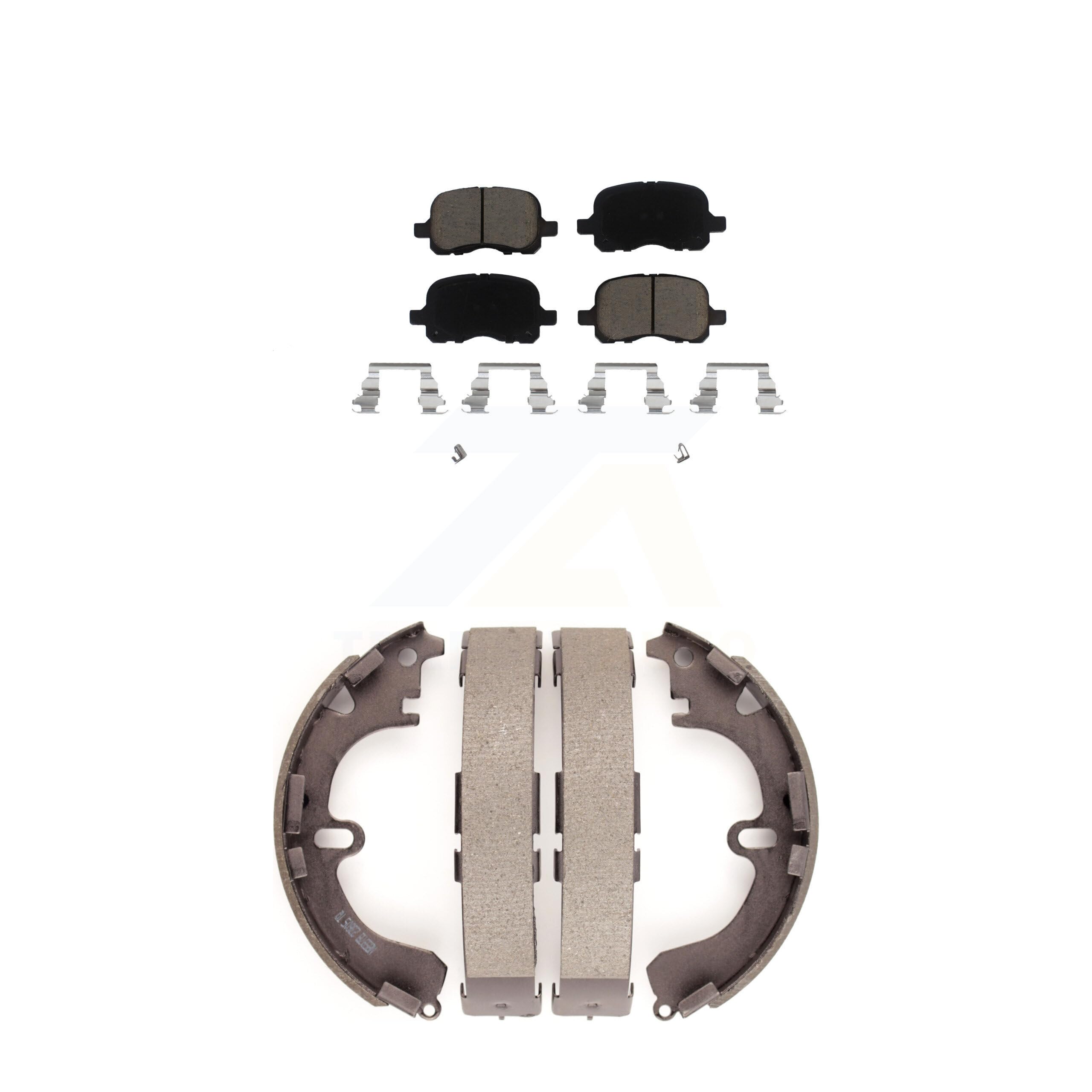 Transit Auto Front Rear Ceramic Brake Pads And Drum