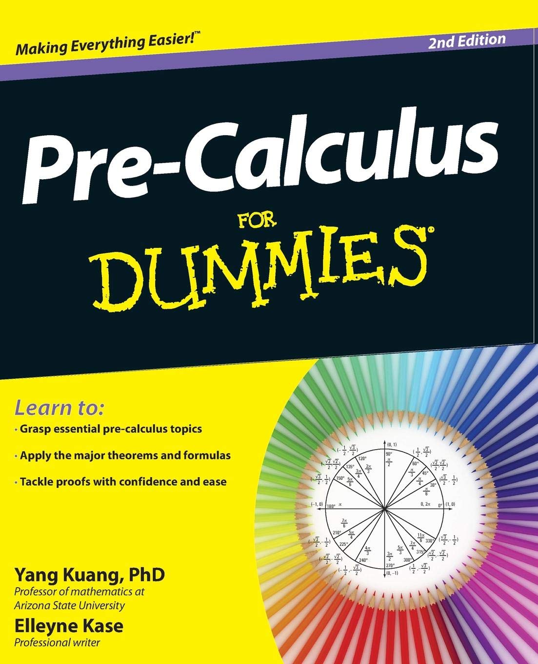 Pre Calculus For Dummies 2e Amazon Co Uk Kuang Phd Yang 9781118168882 Books