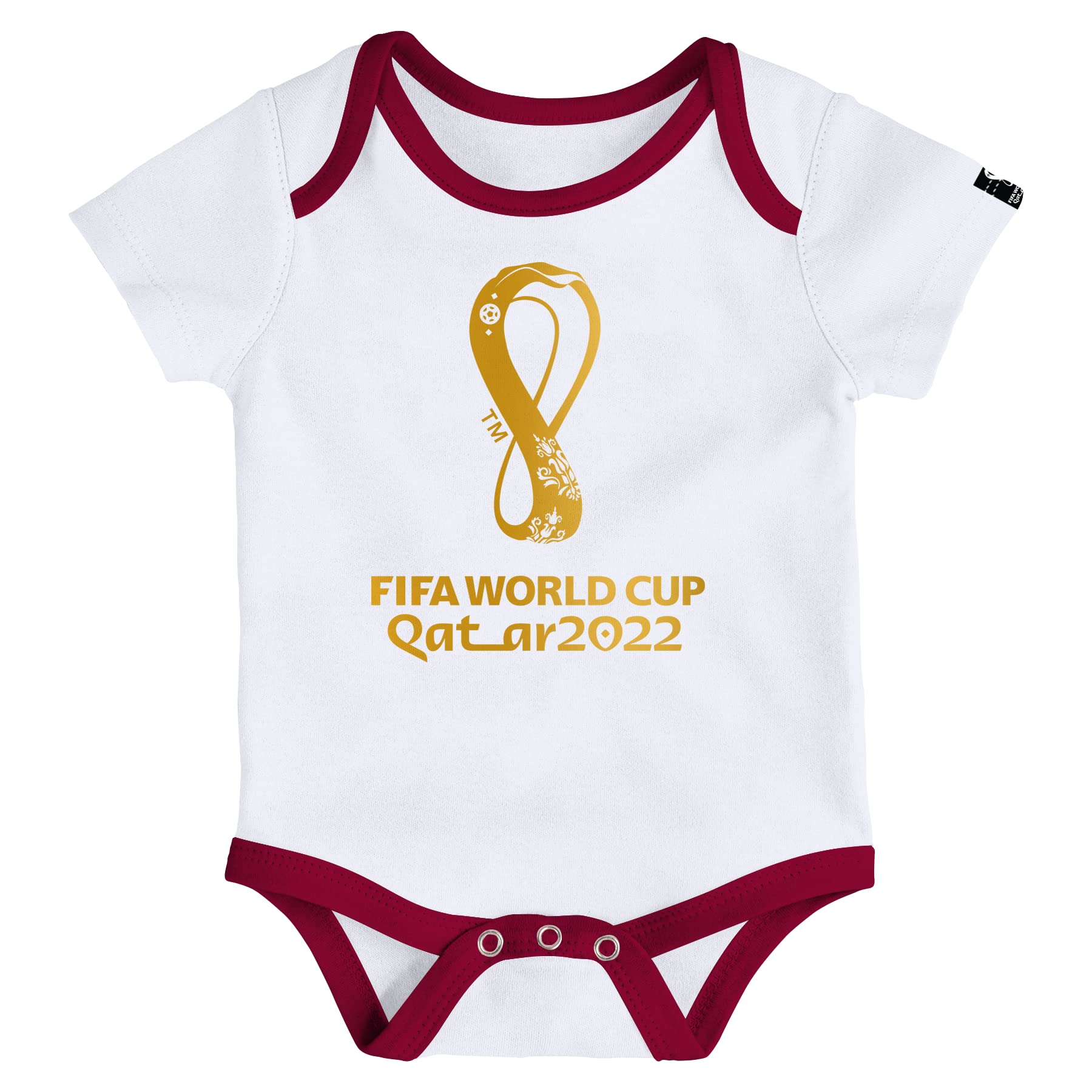 FIFA, Official Fifa 2022 Logo Baby Grow Baby Grow, Unisex Baby 6-9 Months