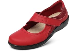 Oviaric Women's Classic Comfort Mary Jane Flats Fashion Casual Dress Shoes Cute Closed Toe Slip On Lightweight Breathable Walking Shoes