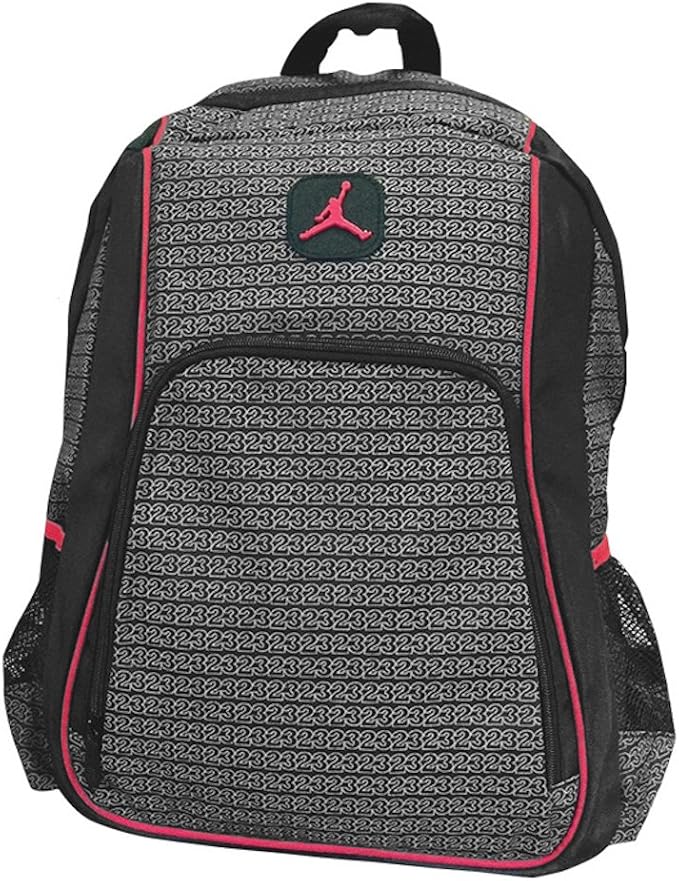 Amazon.com: Jordan Boys Black & Red 23 Backpack (Black): Clothing