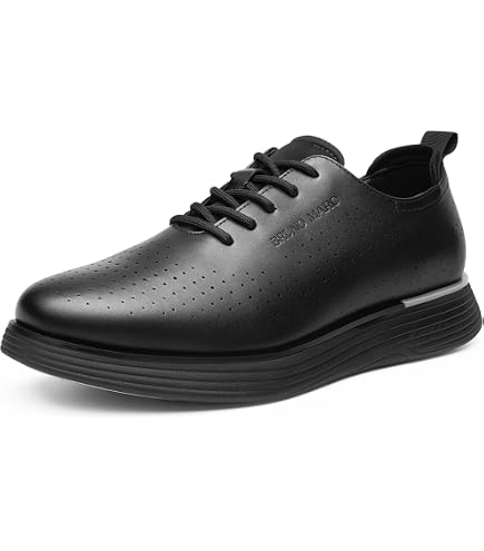 Men\'s Dress Sneakers Oxford Wingtip Breathable Comfortable Non Slip Work Wedding Amazon.com | Men main image 3