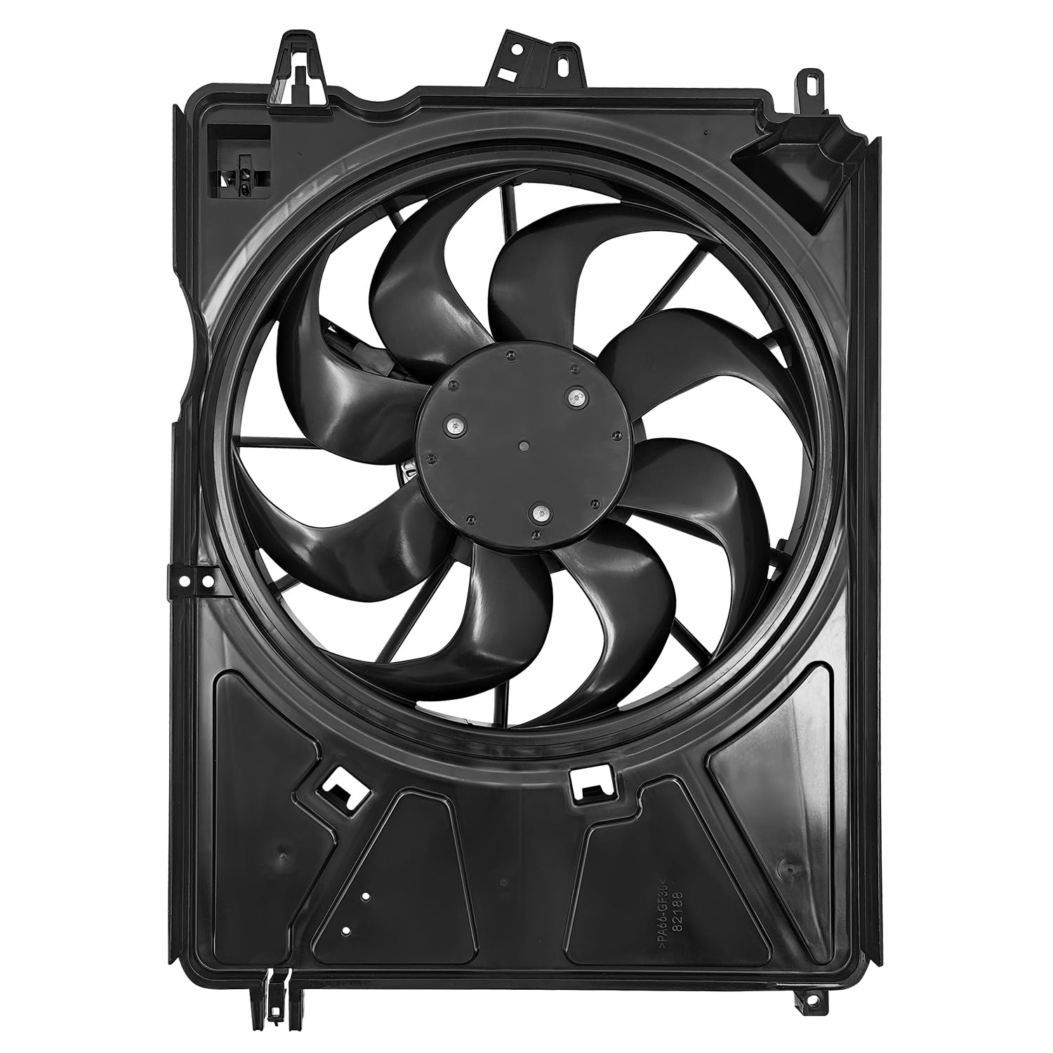 Photo 1 of ***FACTORY SEALED***68552370AA Engine Radiator Cooling Fan Assembly Replacement for Fiat 500X for Jeep Renegade 2019 2020 2021 2022 2023 L4 1.3L Replace 58486673 58486673