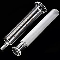 Gufastoe 5ml Glass Syringes with Caps for