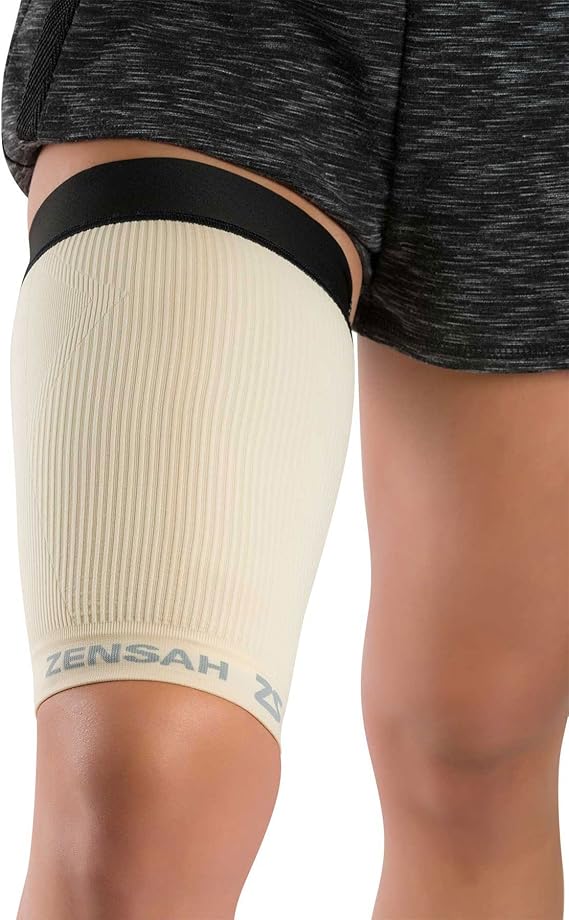 Zensah Thigh Compression Sleeve Hamstring Support, Quad