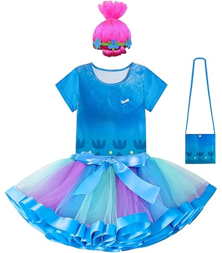 Amazon.com: Just Play Trolls Poppy Dress : Toys & Games