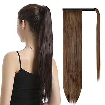 long straight hair ponytail
