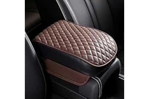 Car Armrest Cushion for Toyota Tacoma 2025 2024 2023 2022-2016, Universal Leather Center Console Pad Premium Comfort Covers P