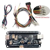 SZJLMKJ Advanced Breakout Fightting game controll Board USB Passthrough Edition Integrated Pico Fighting Board For PC PS4 (Board with hit harness)