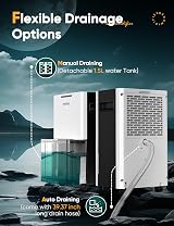 HumiZap Compressor Dehumidifier 6L, Ultra-quiet, Laundry Dry Mode view 4