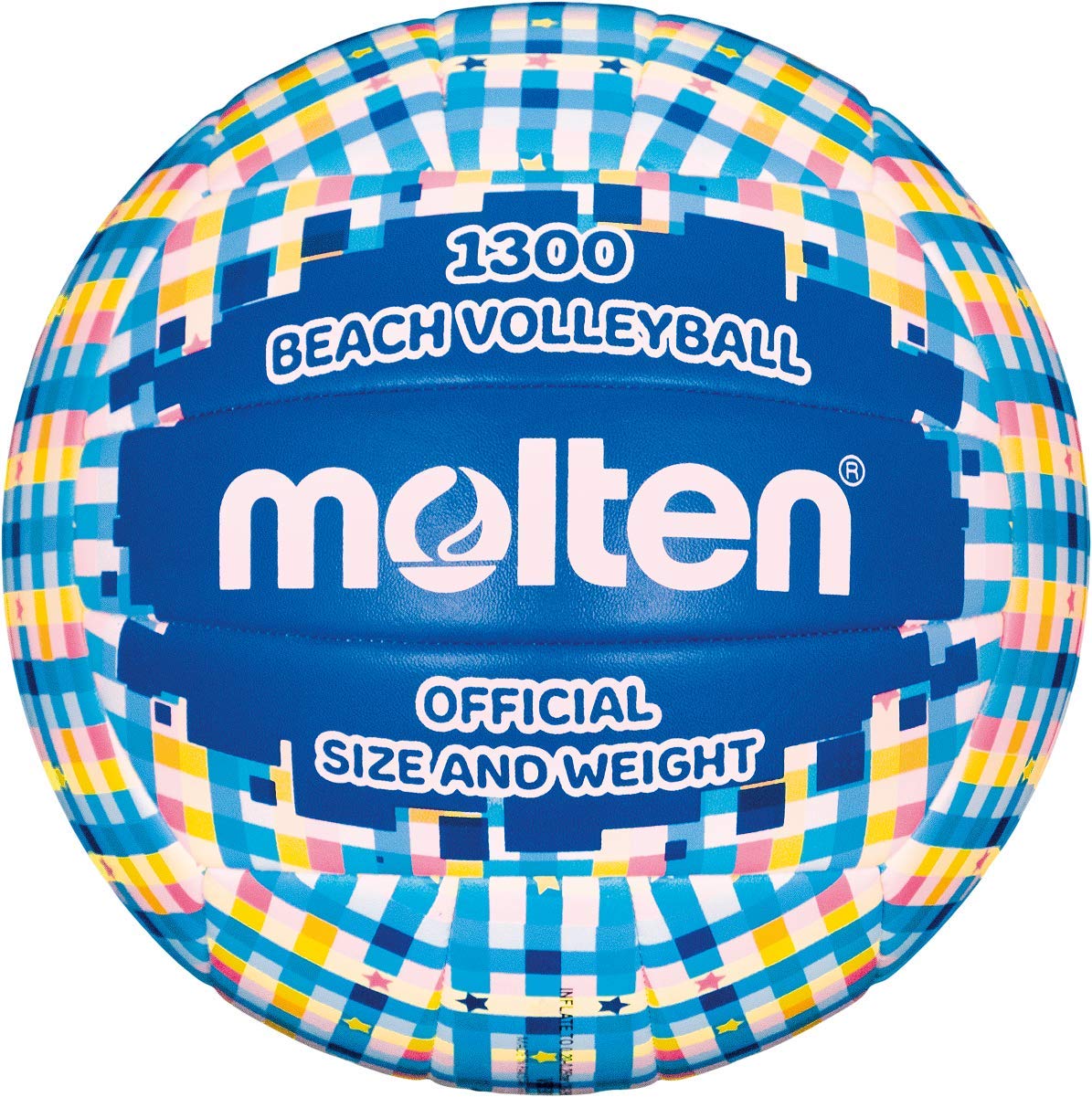 Molten VB1300 Beach Volleyball C yan/Blue 5