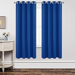 Joydeco Blackout Curtains 72 inches Long 2 Panels