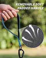Joytale 5 10 15 20m Long Dog Training Lead with Padded Handle Blue 10mm view 3